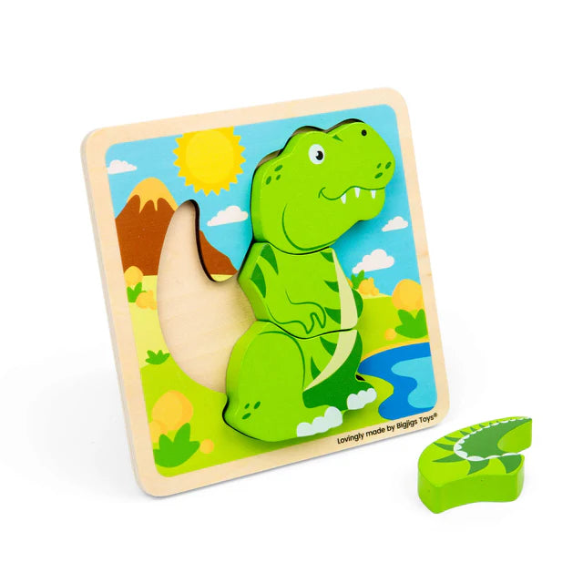 Bigjigs Chunky Lift Out Puzzle T-Rex