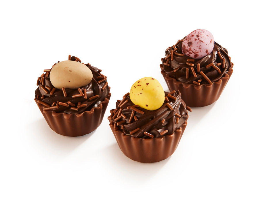 Milk Chocolate Birds Nest Cupcake