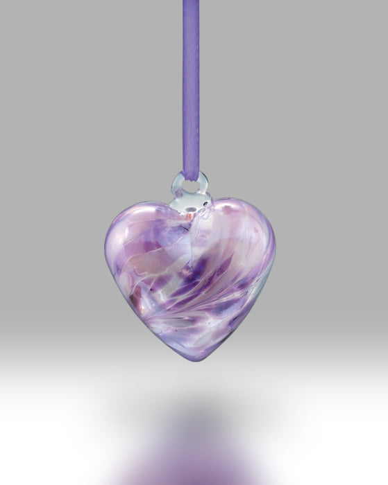 Nobile Glassware Birth Gem Heart - February