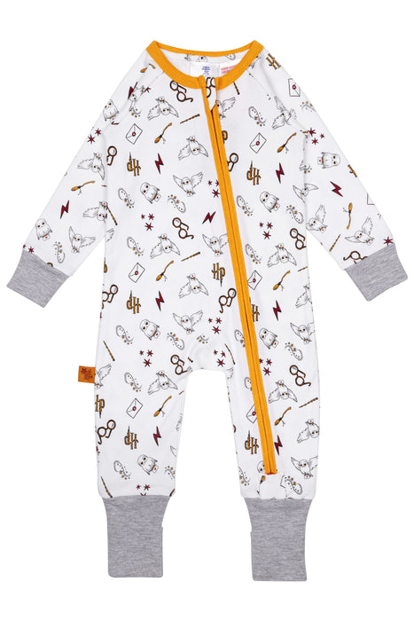 Blade & Rose Harry Potter Hedwig Owl Zip Romper