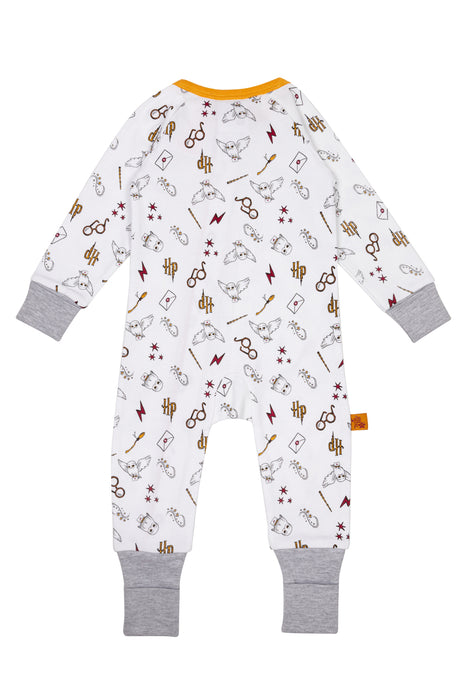 Blade & Rose Harry Potter Hedwig Owl Zip Romper