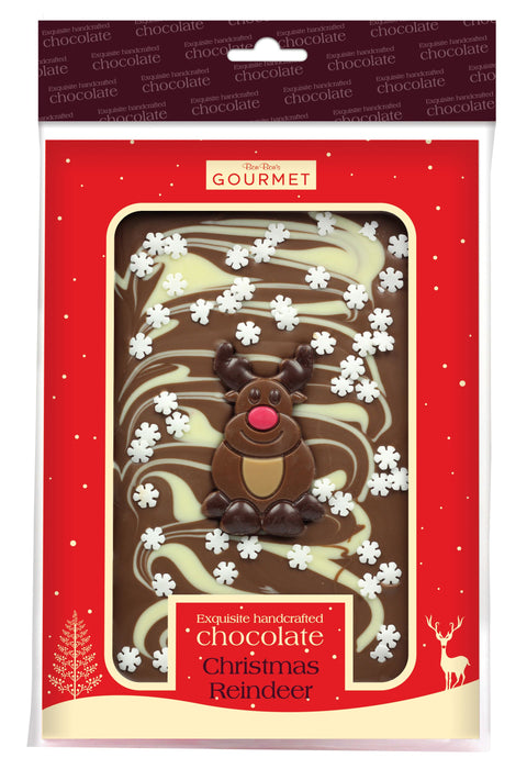 Bon Bons Christmas Rudolph Chocolate Slab