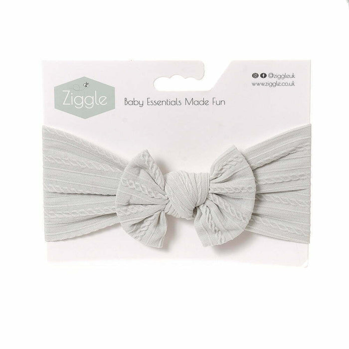 Ziggle Sage Top Bow Turban Headband