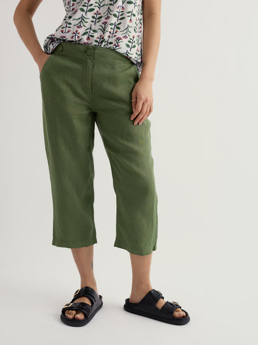 Seasalt Women's Brawn Point Crops In Dried Basil