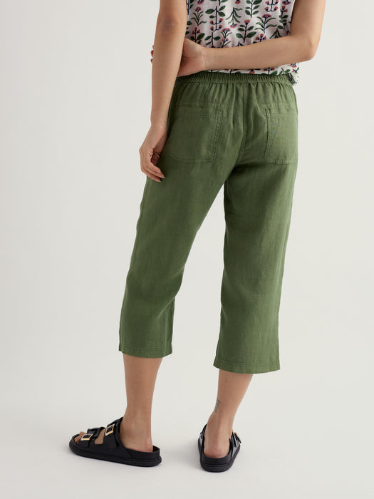 Seasalt Women's Brawn Point Crops In Dried Basil