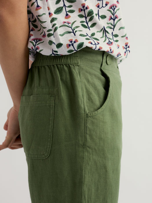 Seasalt Women's Brawn Point Crops In Dried Basil