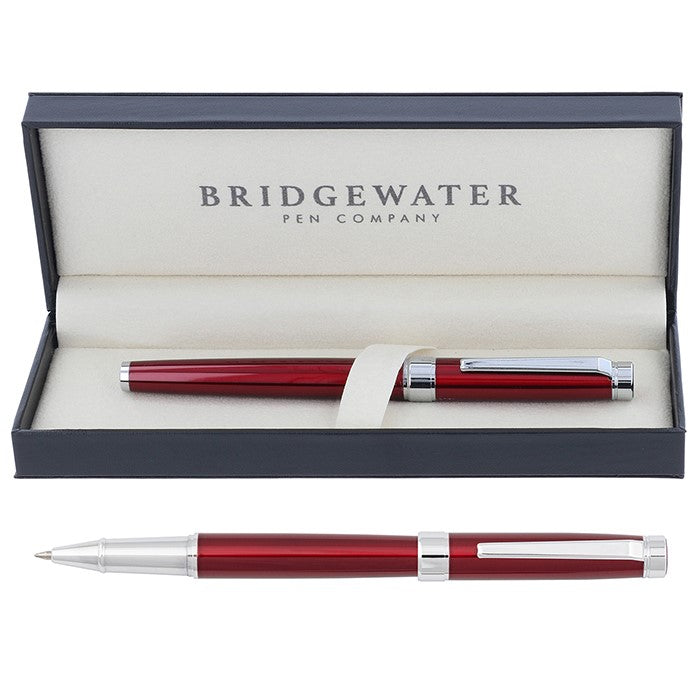 Bridgewater Galway Red & Chrome Trim Rollerball