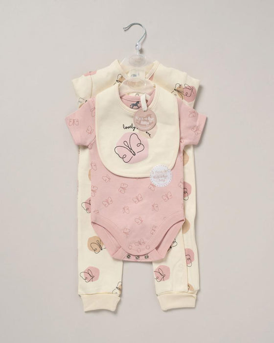 Rock a Bye Boutique Butterfly 3 piece layette set