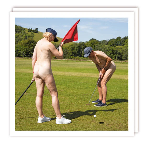 Tracks Publishing 'Naughty Nudes Hole In One' Open Card