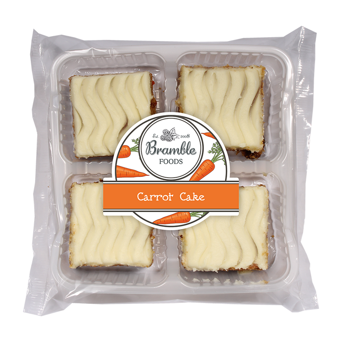 Bramble Carrot Cake Squares