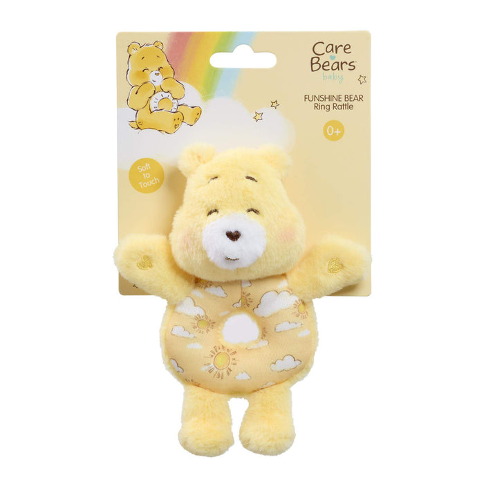 Rainbow Designs Care Bears - Funshine Bear Ring Rattle