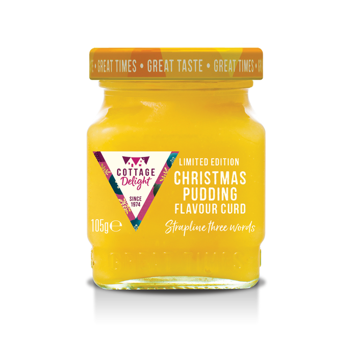 Cottage Delight Christmas Pudding Curd 105g