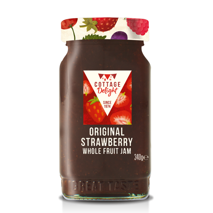 Cottage Delight Original Strawberry Whole Fruit Jam