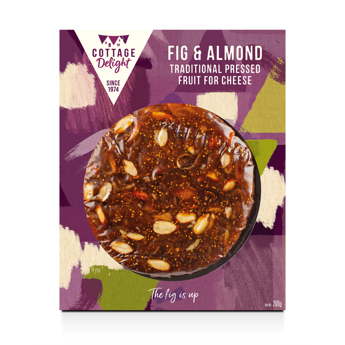 Cottage Delight Fig and Almond Traditional Pressed Fruit for Cheese