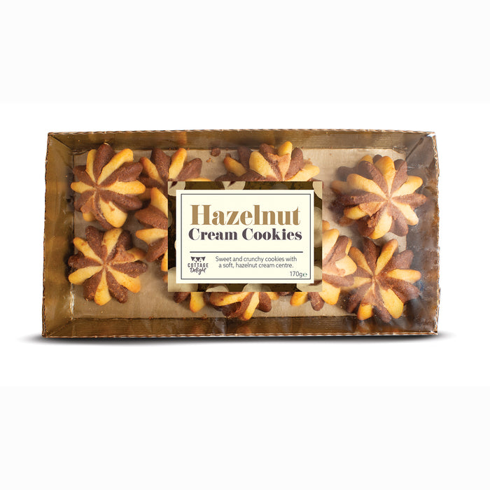 Cottage Delight Hazelnut Cream Cookies 200g