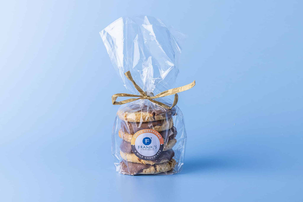 Franks Honeycomb & Milk Chocolate Hand Baked Chocolate-Dipped Oaties