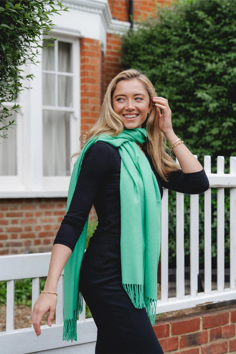 Park Lane Celine Scarf - Caribbean Green
