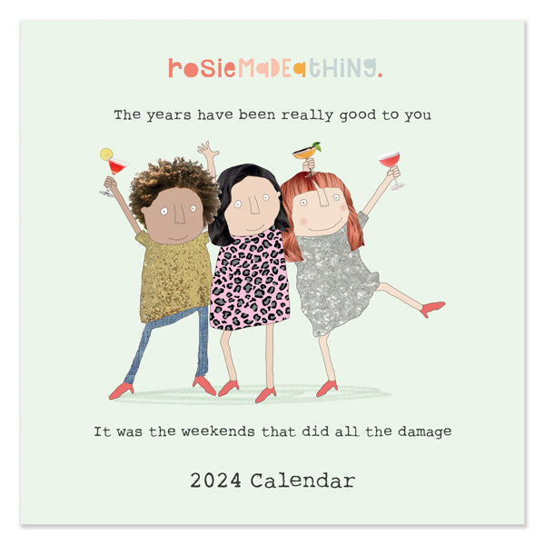Portico Designs Rosie Made a Thing Square Calendar 2024