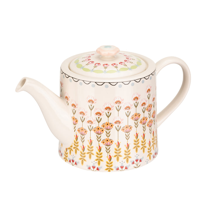 Cath Kidston Floral Print Teapot 1L