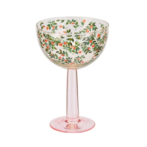 Cath Kidston Dolly Rose Set of 2 Champagne Coupes