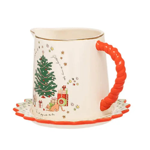 Cath Kidston Star Gravy Jug & Saucer Set
