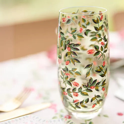 Cath Kidston Dolly Rose Set of 2 Hi-ball Glasses