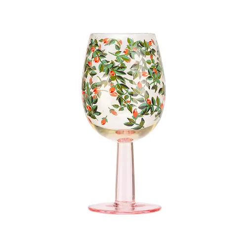 Cath Kidston Dolly Rose Set of 2 Wine Glasses