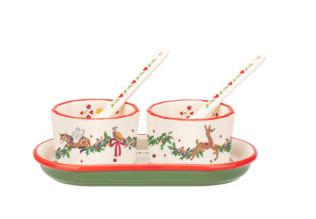 Cath Kidston Christmas Condiment Dish Set — Maple Gifts
