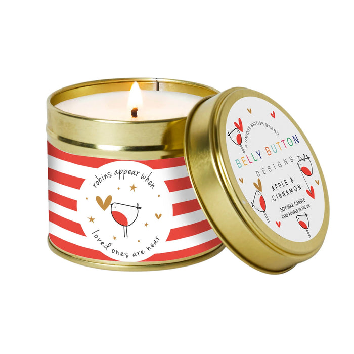 Belly Button Robins Appear Soy Wax Candle