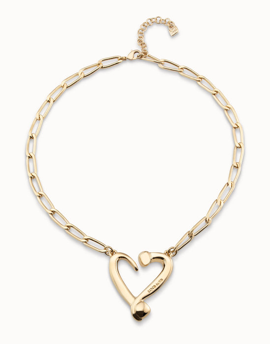 UNOde50 One Love Necklace Gold
