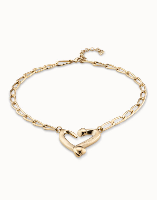 UNOde50 One Love Necklace Gold
