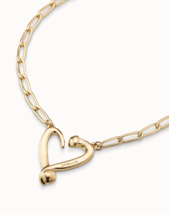 UNOde50 One Love Necklace Gold