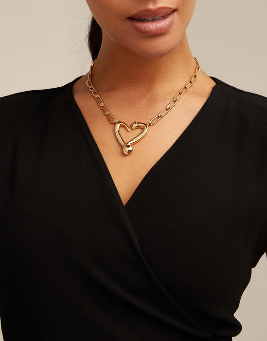 UNOde50 One Love Necklace Gold