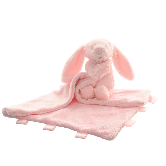 Ziggle Pink Bunny Comforter Blanket