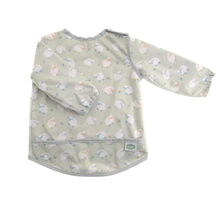 Ziggle Coverall Feeding Bib Sheep