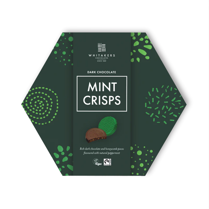 HOS Whitakers Dark Mint Honeycomb Crisps - SHORT DATE 31/08/25