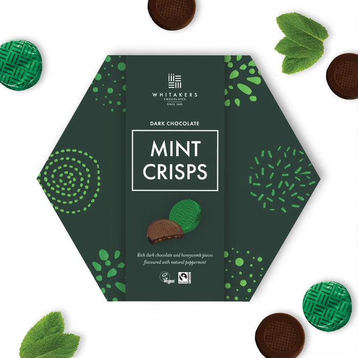 HOS Whitakers Dark Mint Honeycomb Crisps - SHORT DATE 31/08/25