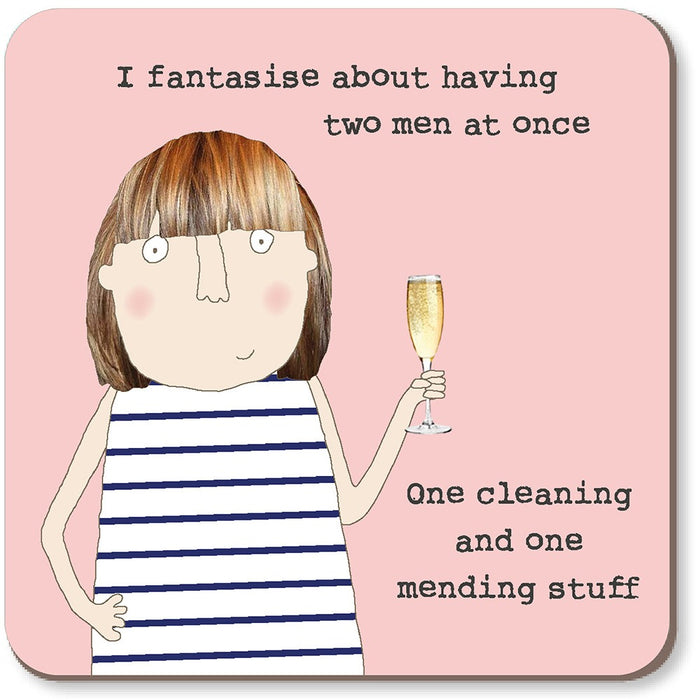 Rosie Made A Thing Coaster - Two Men