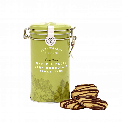 Cartwright & Butler Maple & Pecan Digestive Biscuits Tin