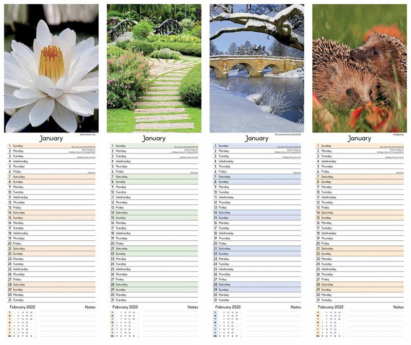 Tallon 2026 Calendar & Diary Flower,Garden,Scene,Wildlife