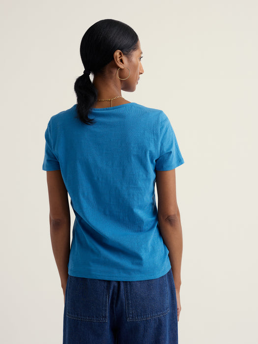 Seasalt Women's Camerance T-Shirt in GOTS-Certified Organic Cotton In Sailboat