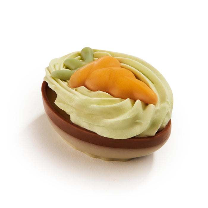 Milk Chocolate Carrot Pie Pistache Crème