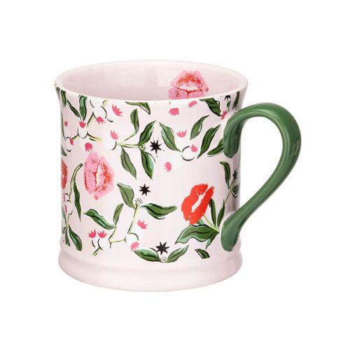Cath Kidston Christmas Mistletoe Mug Pink