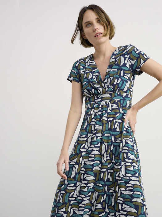 Seasalt Women's Dress Chapelle In Harbour Hulls Maritime