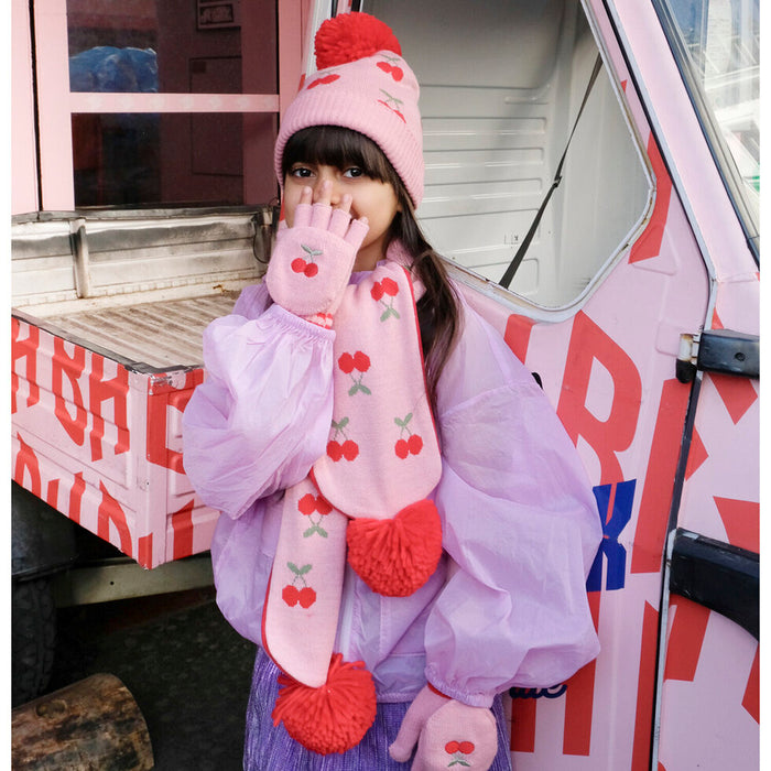 Rockahula Cheerful Cherry Knitted Gloves 3-6 Years