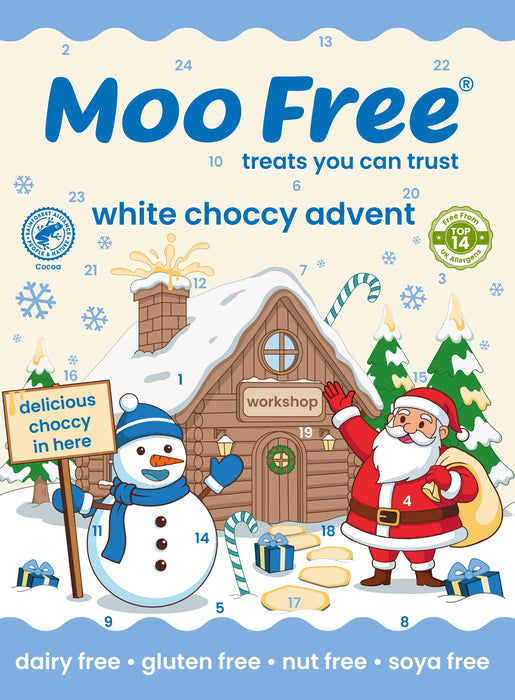 Moo Free White Advent Calendar