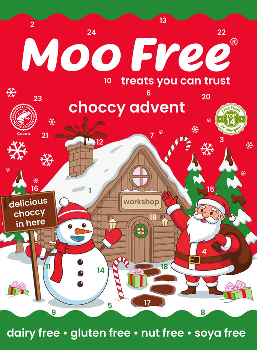 Moo Free Milk Chocolate Advent Calendar