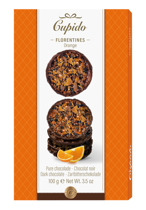 Dark Chocolate Orange Florentines Box