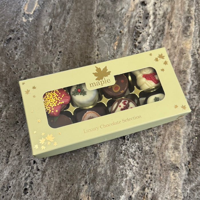 Maple Christmas Belgian Chocolate Selection 8 Box