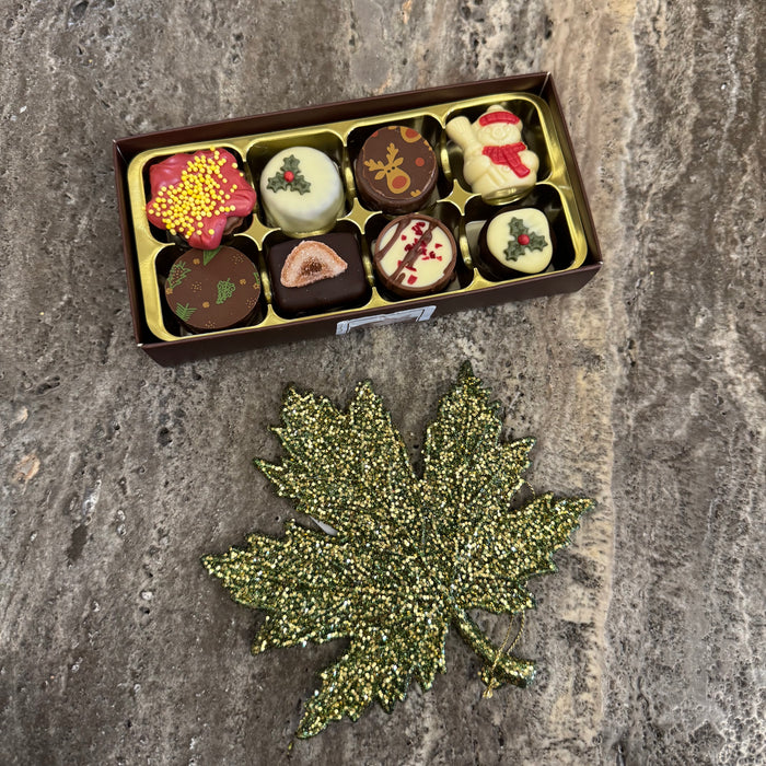Maple Christmas Belgian Chocolate Selection 8 Box